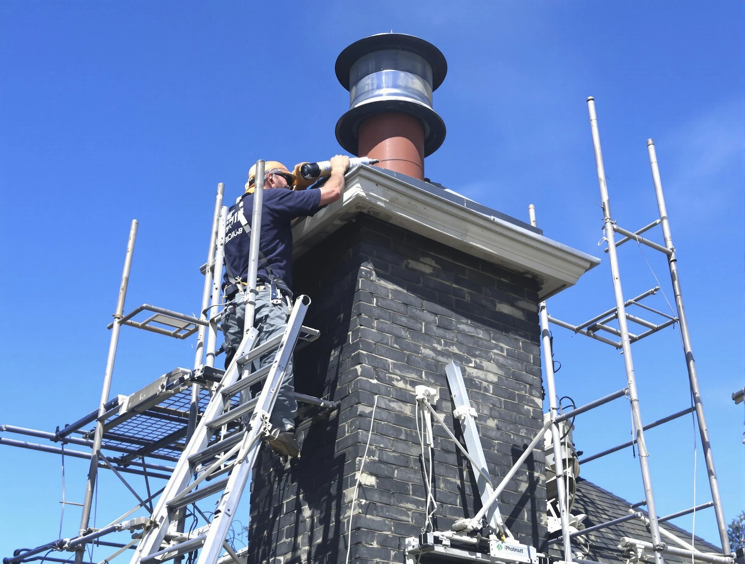 Sturdy chimney crown finished by Hempfield Chimney Sweep in Hempfield, PA