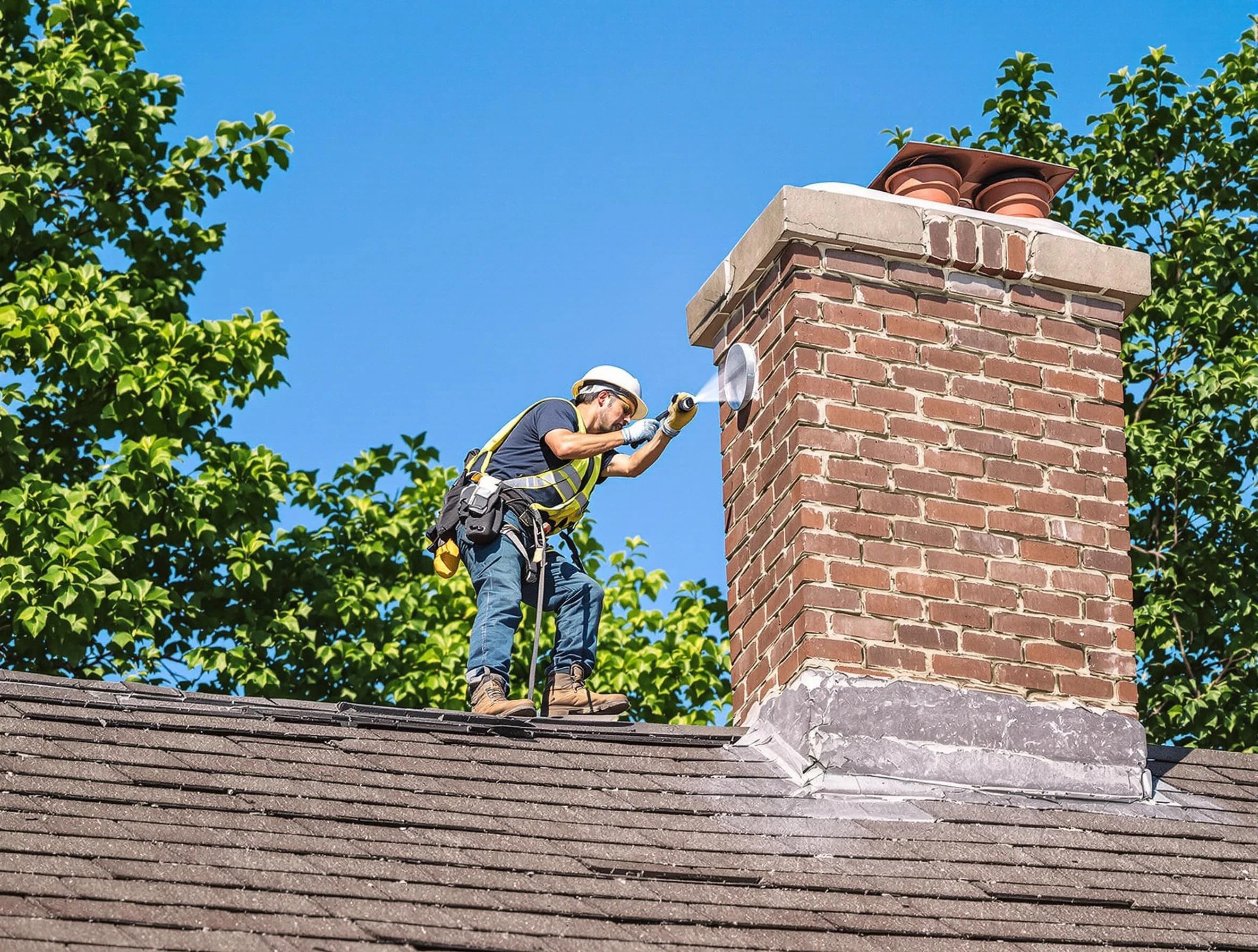 Hempfield Chimney Sweep performing an inspection with advanced tools in Hempfield, PA