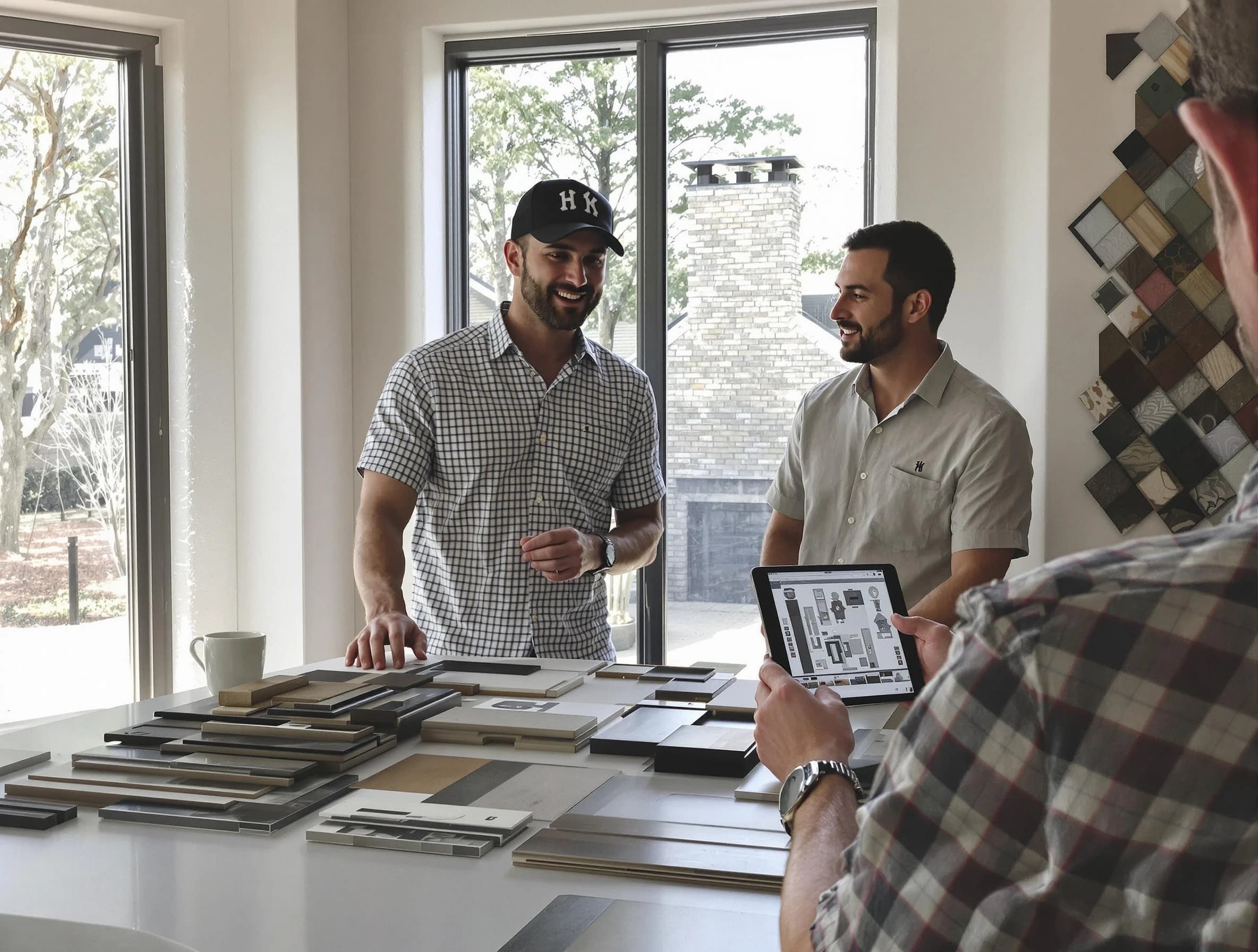 Hempfield Chimney Sweep remodeling a chimney and fireplace in Hempfield, PA