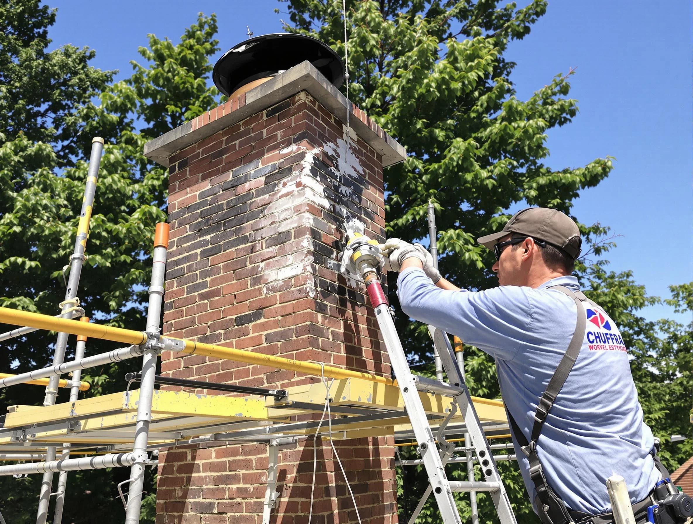 Structural chimney repair by Hempfield Chimney Sweep in Hempfield, PA