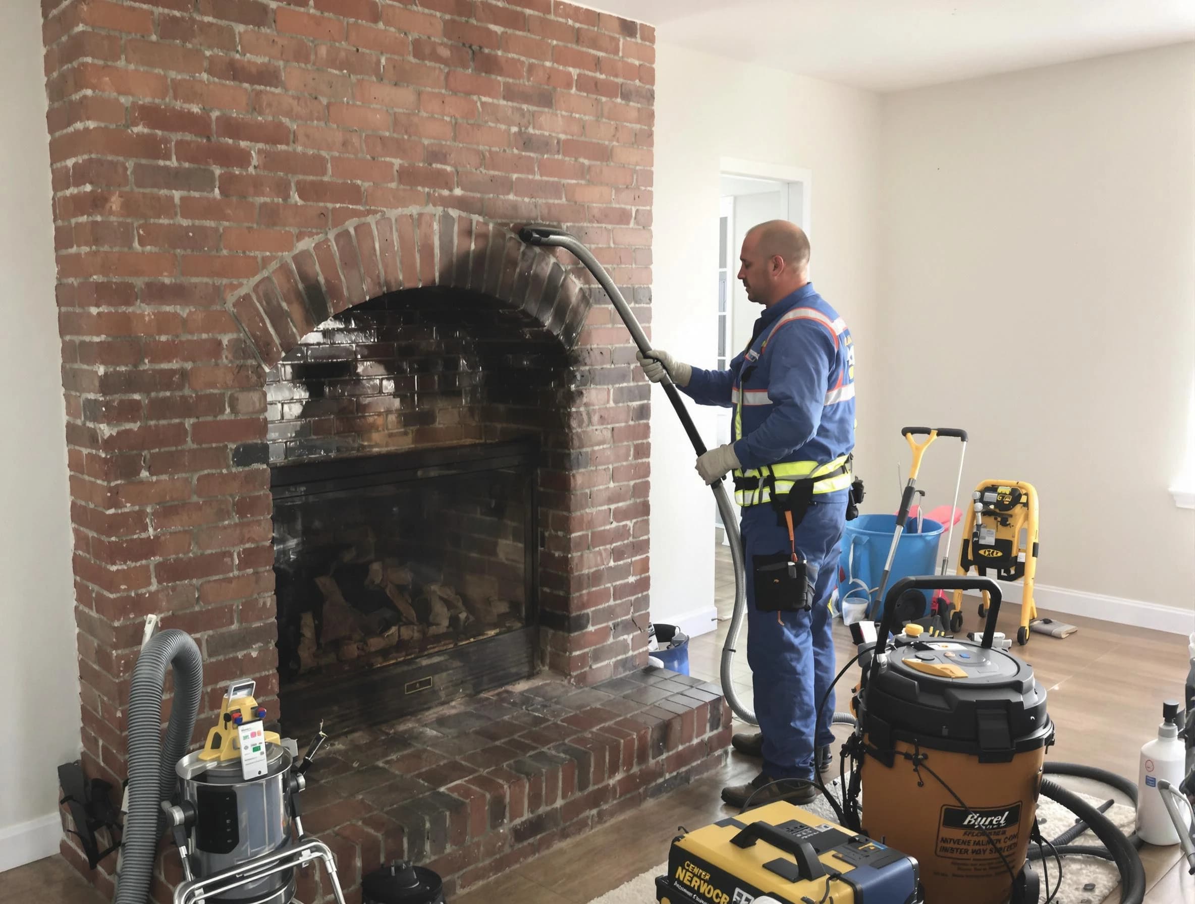 Hempfield Chimney Sweep expert performing detailed chimney sweep in Hempfield, PA