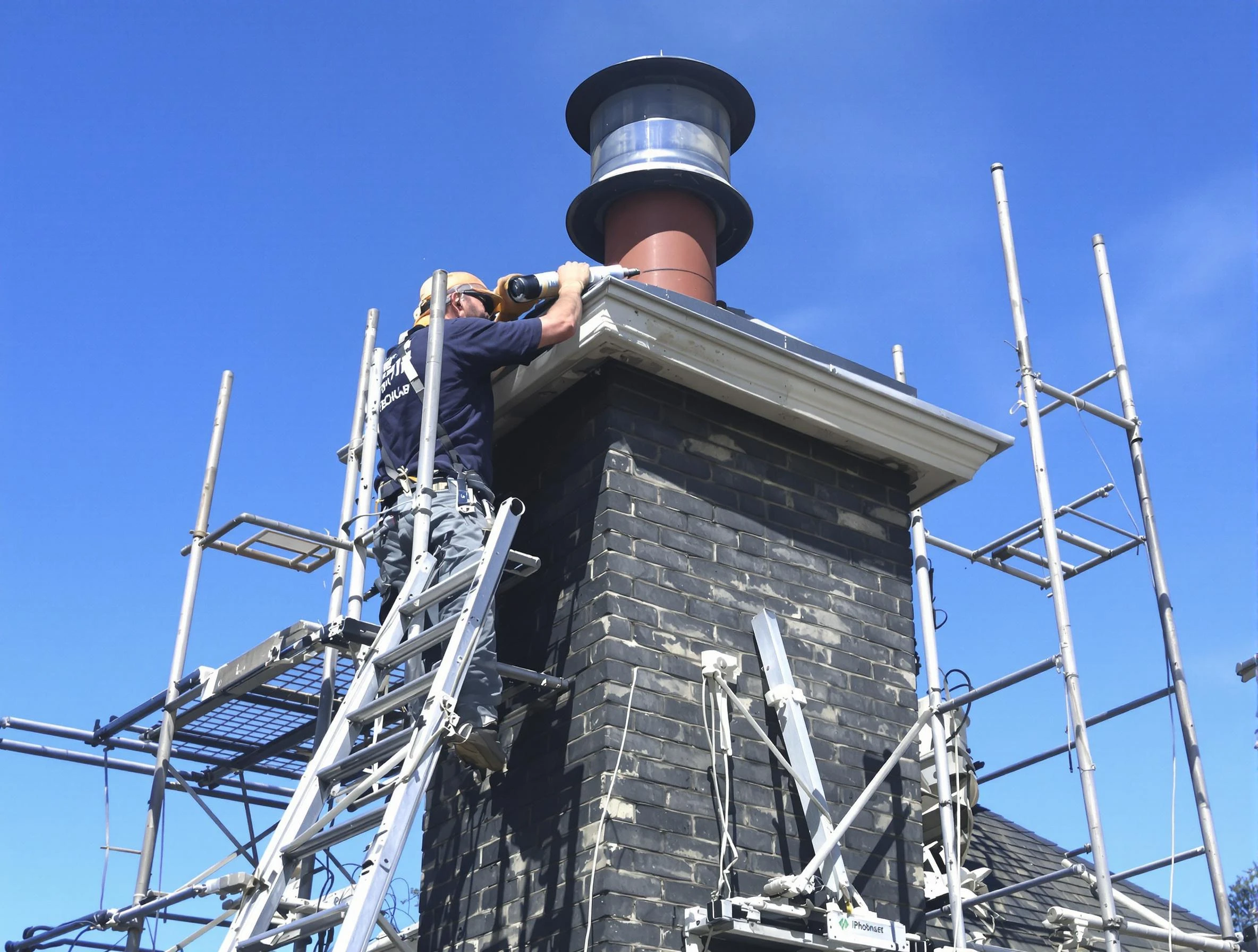 Sturdy chimney crown finished by Hempfield Chimney Sweep in Hempfield, PA