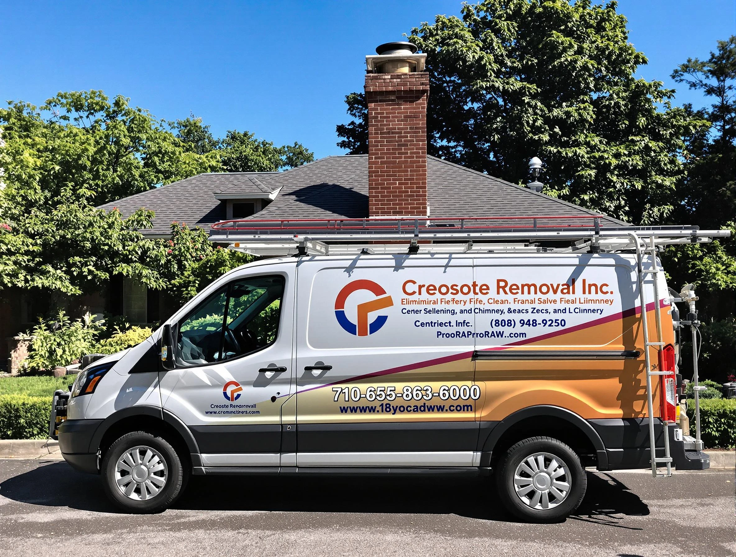 Hempfield Chimney Sweep technician removing creosote safely in Hempfield, PA